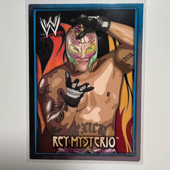 VTG Topps WWE Rey Mysterio 2007 Slam Attax Trading Card #15 - Picture 1 of 2